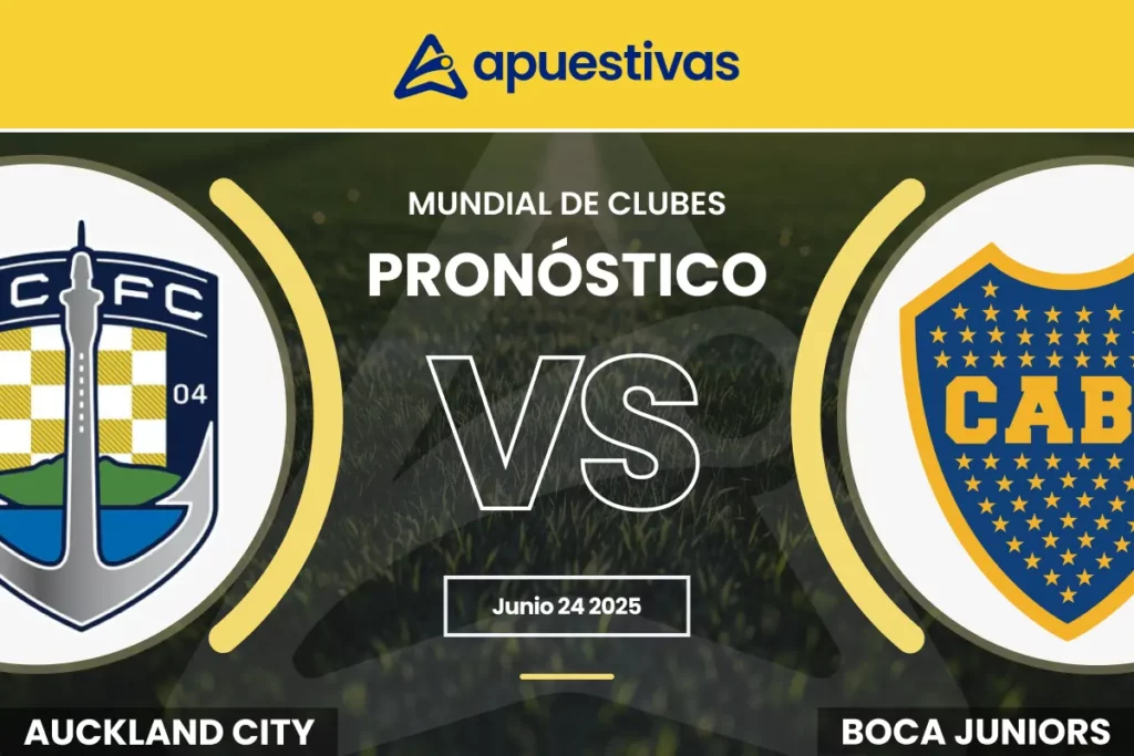 Pronósticos Auckland City FC vs Boca Juniors