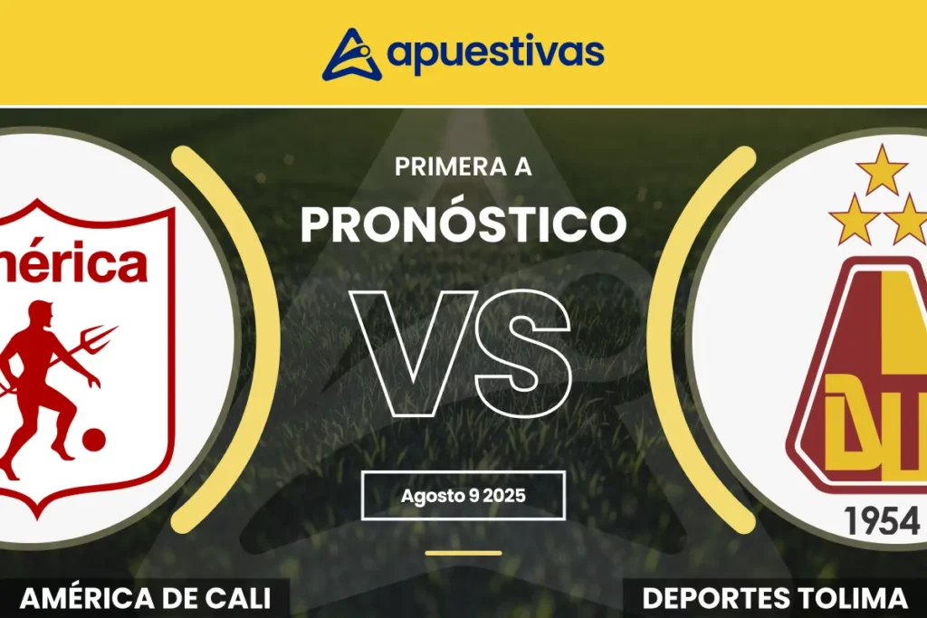 Pronósticos América de Cali vs Tolima