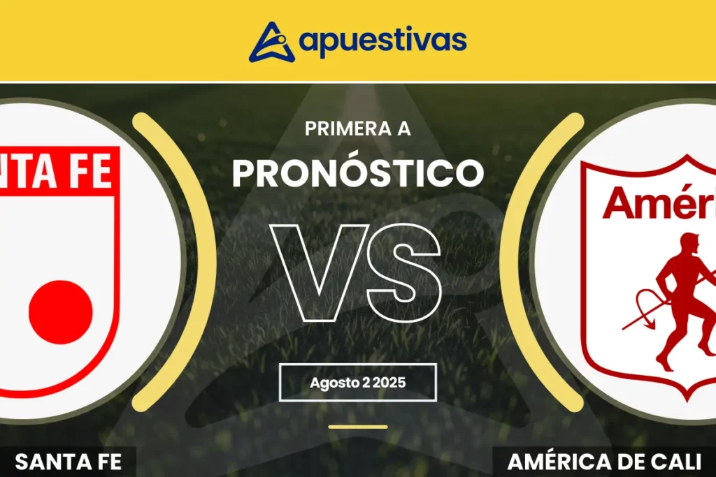 Pronósticos Santa Fe vs América de Cali