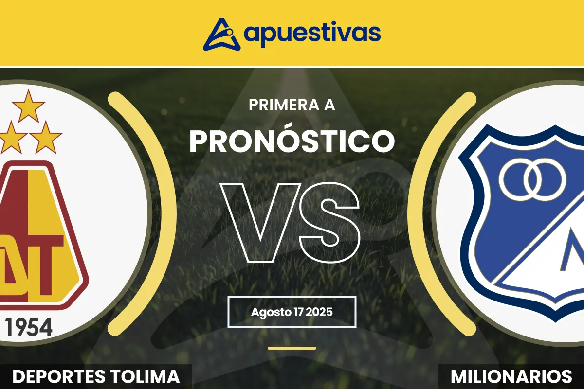 Pronósticos Tolima vs Millonarios | Primera A