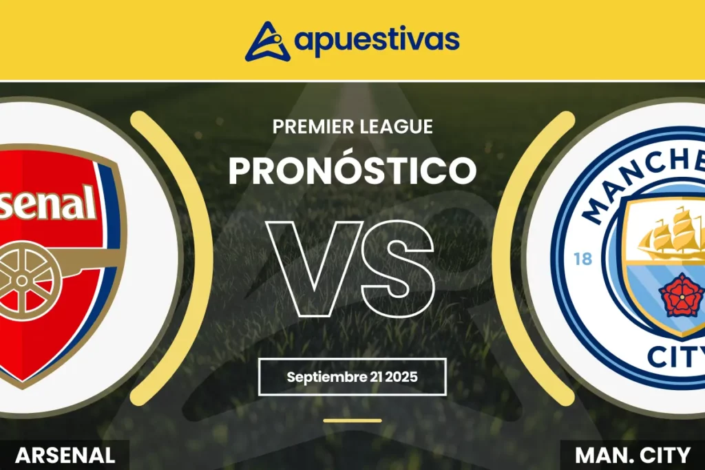 Pronósticos Arsenal vs Manchester City