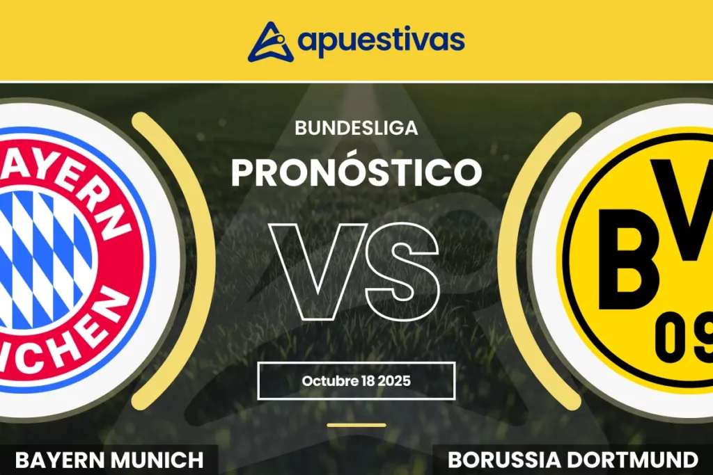 Pronósticos Bayern Múnich vs Borussia Dortmund