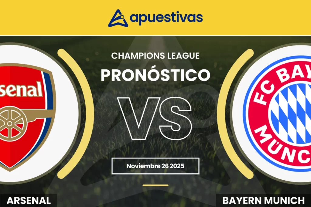 Pronósticos Arsenal vs Bayern Múnich