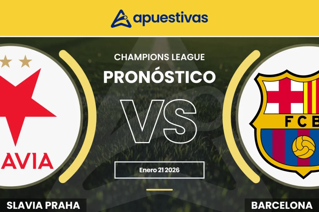 Pronósticos Slavia Praga vs Barcelona