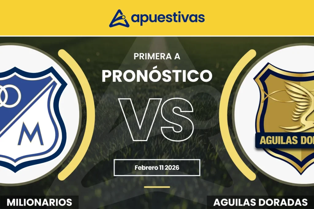 Pronósticos Millonarios vs Águilas Doradas