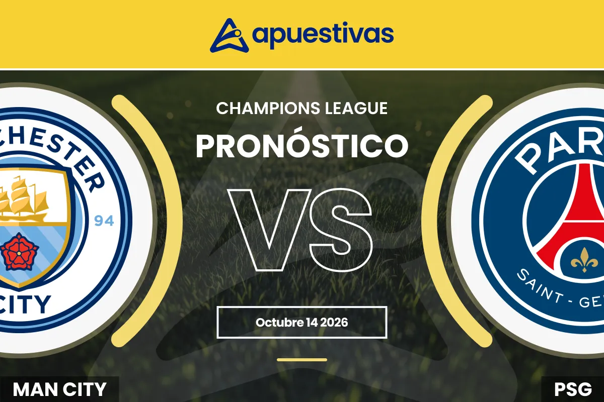 Pronósticos Manchester City vs PSG | Champions League